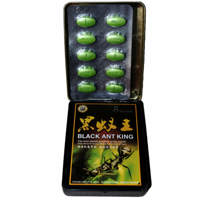 Таблетки BLACK ANT KING для чоловіків 10 шт (ціна за упаковку)