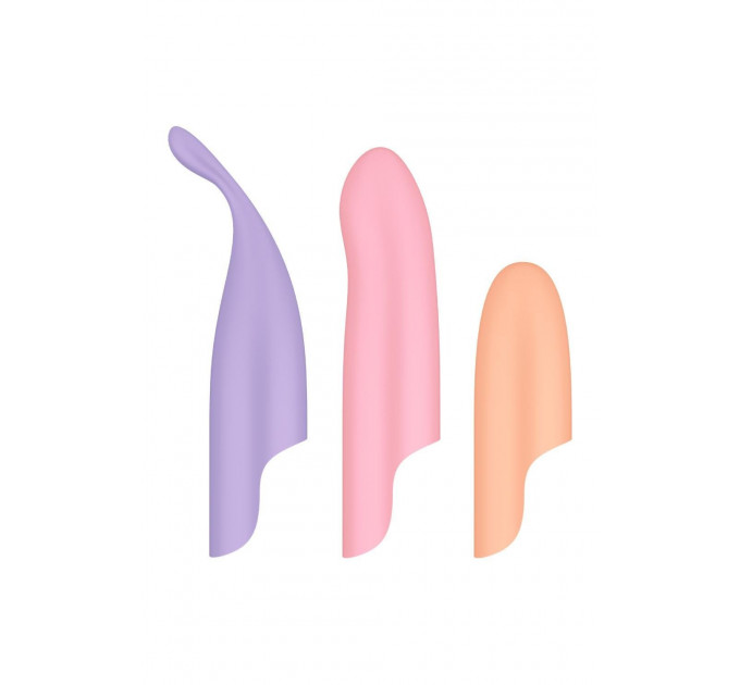 Универсальный набор для интимной стимуляции Satisfyer Playful Four с 4 разноцветными насадками
