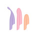 Универсальный набор для интимной стимуляции Satisfyer Playful Four с 4 разноцветными насадками