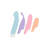 Универсальный набор для интимной стимуляции Satisfyer Playful Four с 4 разноцветными насадками