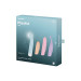 Универсальный набор для интимной стимуляции Satisfyer Playful Four с 4 разноцветными насадками