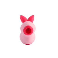 Вакуумный стимулятор клитора Chisa Joy Jumper Rabbit в виде кролика, розовый