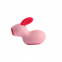 Вакуумный стимулятор клитора Chisa Joy Jumper Rabbit в виде кролика, розовый