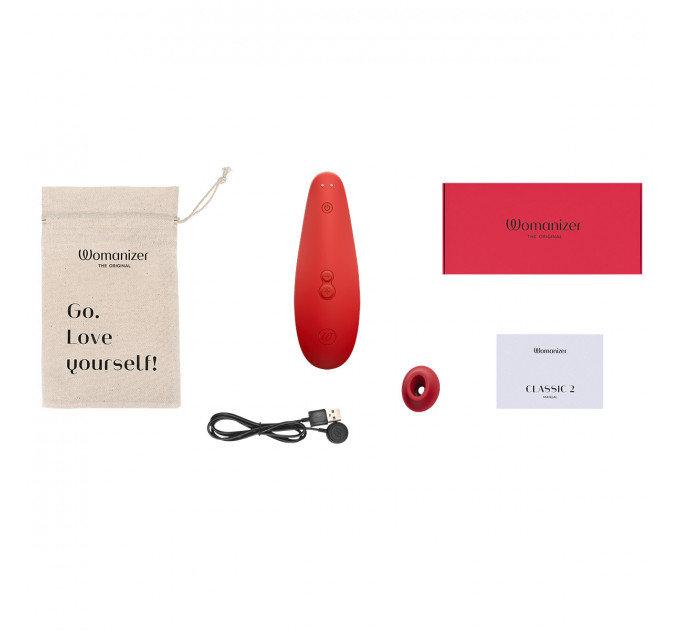 Вакуумный стимулятор клитора Womanizer Marilyn Monroe Vivid Red