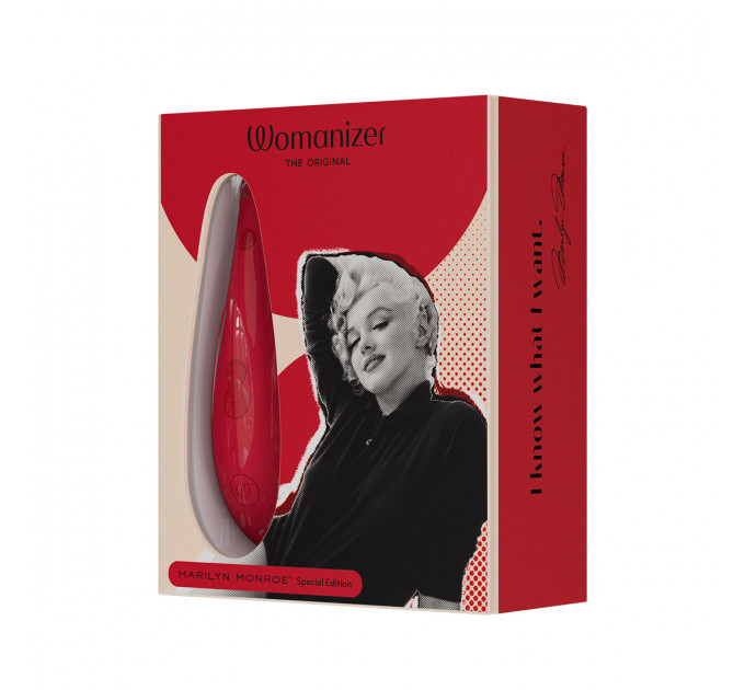 Вакуумный стимулятор клитора Womanizer Marilyn Monroe Vivid Red