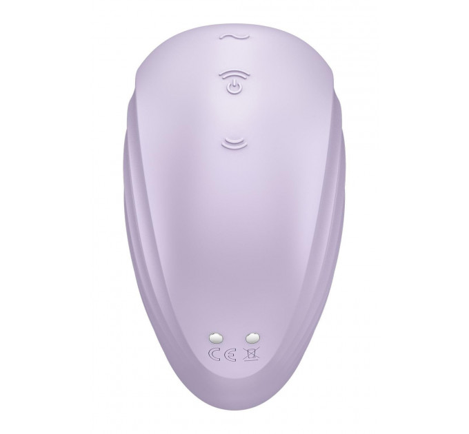 Вакуумний стимулятор Satisfyer Pearl Diver для клітора, з вібрацією, фіолетовий.