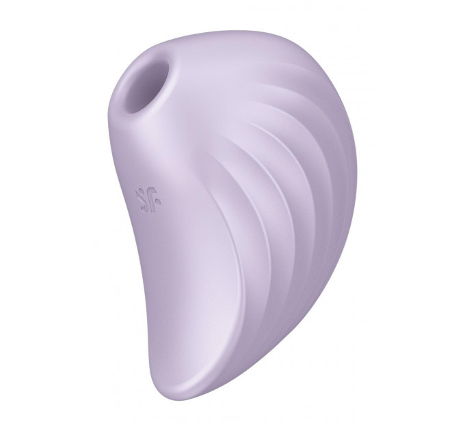 Вакуумний стимулятор Satisfyer Pearl Diver для клітора, з вібрацією, фіолетовий.