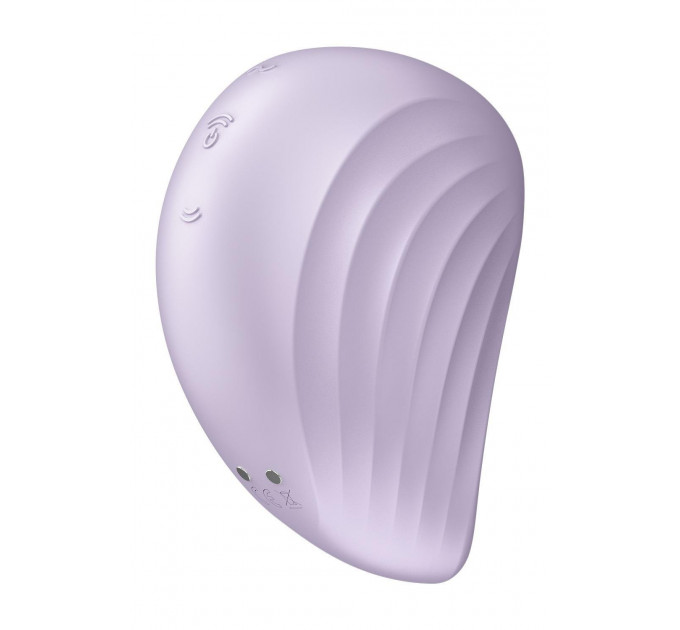 Вакуумний стимулятор Satisfyer Pearl Diver для клітора, з вібрацією, фіолетовий.