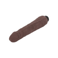 Вібратор з кібершкіри Chisa T-skin ReaL Flirtation на батарейках, коричневий