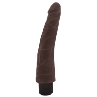 Вібратор з кібершкіри Chisa T-skin ReaL Flirtation на батарейках, коричневий