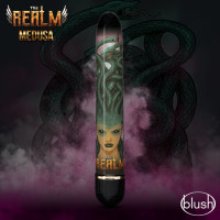 Вибратор Дамский пальчик Blush The Realm Medusa черно-зеленый