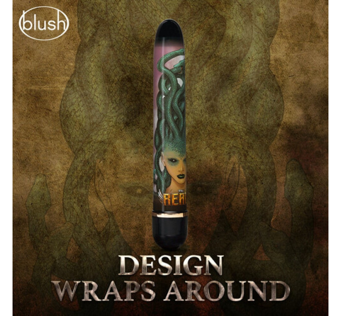 Вибратор Дамский пальчик Blush The Realm Medusa черно-зеленый