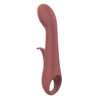 Вибратор Dream Toys Nude Sierra для точки G, коричневый