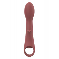 Вибратор Dream Toys Nude Sierra для точки G, коричневый