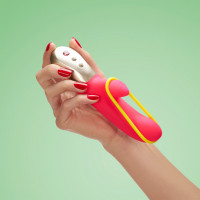 Вібратор-кролик Fun Factory Amorino, силіконовий, рожевий