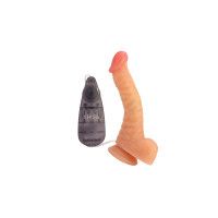 Класичний вібратор на присосці Сhisa Keep Love Master Dildo, бежевий