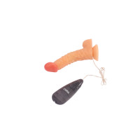 Класичний вібратор на присосці Сhisa Keep Love Master Dildo, бежевий