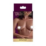 Зажимы на соски с цепочкой Taboom Tweezers With Chain, золотистые