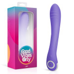 Вибратор для точки G Lici Good Vibes Only, силиконовый, фиолетовый, 22.5 см х 3.7 см