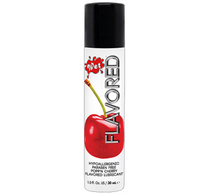 Съедобный лубрикант WET Flavored Poppn Cherry (Спелая вишня) 30 мл