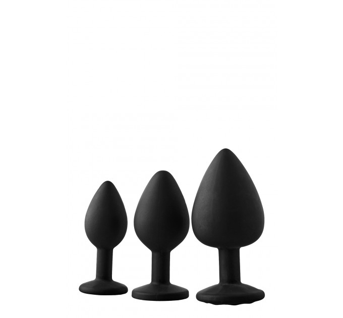 Набір анальних пробок Dream Toys Fantasstic White Stone