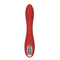 Вибратор с движущимся шариком Dream Toys RED REVOLUTION EVA