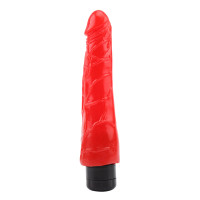 Вибратор реалистичный большого размера Chisa Hotstorm Devilish X3 на батарейках, красный