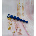 Анальная цепочка Loveshop Heart Blue