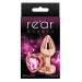 Анальная пробка REAR ASSETS ROSE GOLD HEART PINK, S
