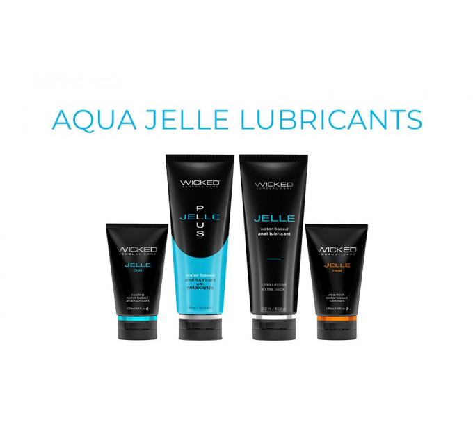 Анальный лубрикант на водной основе WICKED JELLE ANAL LUBRICANT 240ML