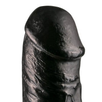 Великий фалоімітатор All Black AB34 реалістичний чорний, 29 см