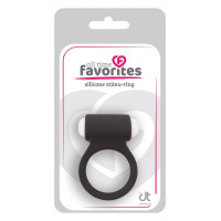 Эрекционное кольцо LIT-UP SILICONE STIMU RING 3, BLACK