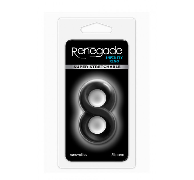 Эрекционное кольцо RENEGADE INFINITY RING BLACK