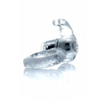 Эрекционное кольцо с вибрацией Rabbit Vibro CockRing Clear