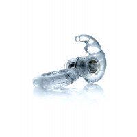 Эрекционное кольцо с вибрацией Rabbit Vibro CockRing Clear