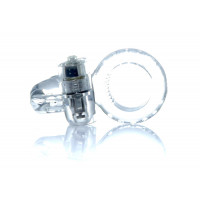 Эрекционное кольцо с вибрацией Rabbit Vibro CockRing Clear