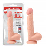 Фаллоимитатор реалистичный на присоске Chisa Ballsy Super Cock 10.4, телесный