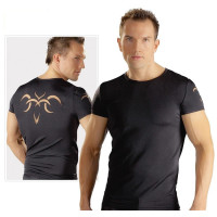 Футболка мужская с принтом на спине Sven Joy Ment Shirt черная, M