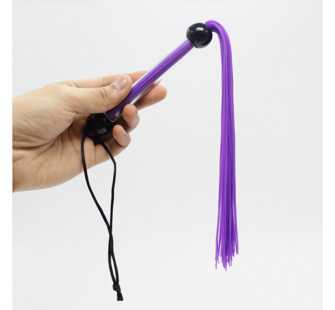 Батіг фіолетовий, ручка з кульок FLOGGER, 39 см
