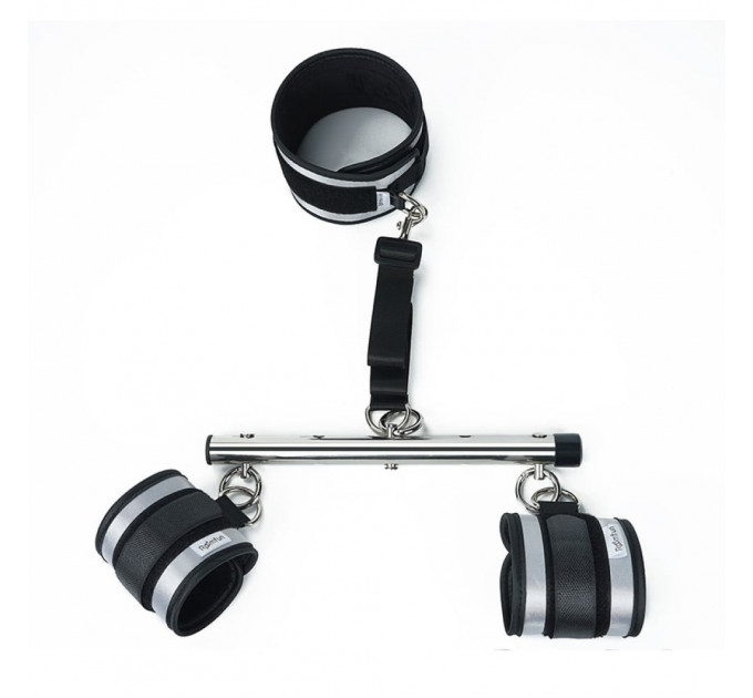 Комплект фіксуючої розпірки з регулюванням Roоmfun Adjustable Spreader Bar Kit чорний/сірий