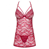 Пеньюар и трусики Obsessive Ivetta S/M