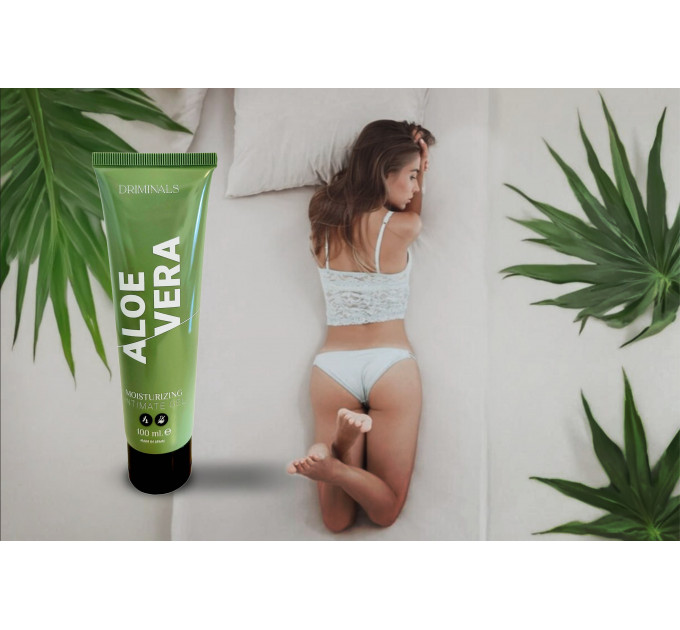 Лубрикант на водной основе Driminals Aloe Vera для чувствительной кожи, 100 мл