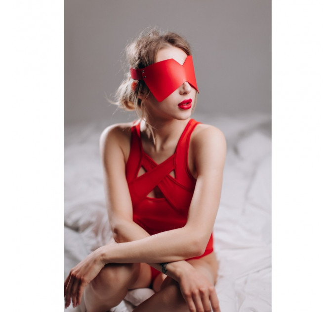 Маска на глаза MD3 RED полиуретан