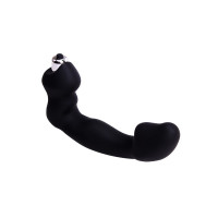 Массажер простаты рельефный Chisa Black Mont Avatar Dildo с вибрацией, черный