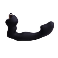 Массажер простаты рельефный Chisa Black Mont Avatar Dildo с вибрацией, черный