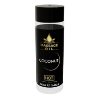 Масажна олія HOT Massage Oil Coconut з ароматом кокосу, 100 мл