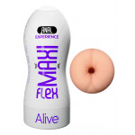 Мастурбатор в колбе Alive Maxi Flex с анальным отверстием