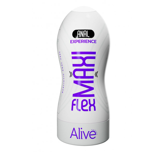 Мастурбатор в колбе Alive Maxi Flex с анальным отверстием