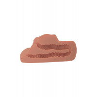 Мастурбатор Pipedream PDX Plus Perfect Pussy Double бежевый, 14 см
