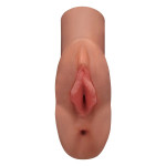 Мастурбатор Pipedream PDX Plus Perfect Pussy Double бежевий, 14 см